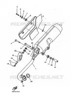 ECHAPPEMENT pour Yamaha YP125E de 2000