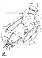 COUVERCLE LATERAL pour Yamaha YP125E de 2000