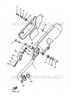 ECHAPPEMENT pour Yamaha YP125E de 2000