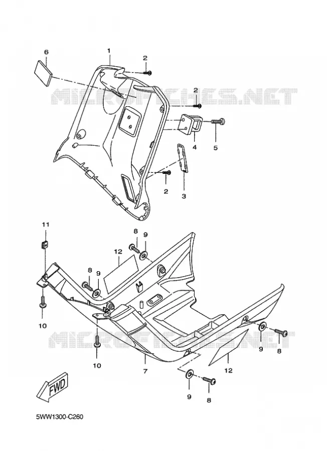PROTEGE JAMBES Yamaha SCOOTER 50 2004 BOOSTER  CW50