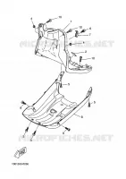 PROTEGE JAMBES pour Yamaha CW50RS de 2005