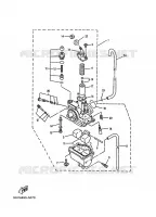 CARBURATEUR pour Yamaha T105SE de 2004