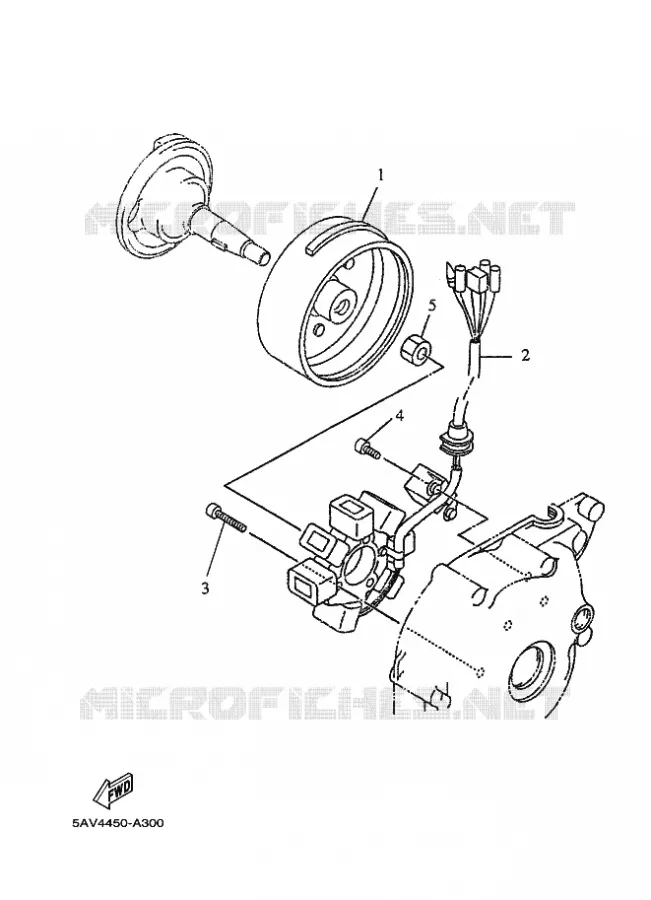 ALLUMAGE Yamaha MOTO 105 2004 Autres modeles  T105SE