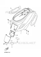 COUVERCLE LATERAL pour Yamaha BOOSTER NAKED de 2005