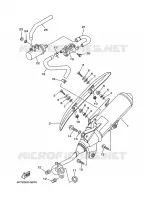 ECHAPPEMENT pour Yamaha XC125E de 2008