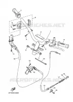 GUIDON ET CABLES pour Yamaha XC125E de 2008