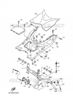 SUPPORT / REPOSE PIEDS pour Yamaha XC125E de 2008
