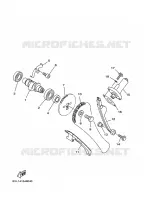 ARBRE A CAMES / CHAINE DE DISTRIBUTION pour Yamaha YBR125E de 2006