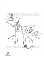 COMMODO / LEVIER pour Yamaha YBR125E de 2006