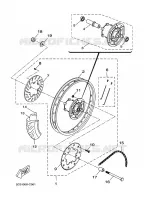 ROUE ARRIERE 2 pour Yamaha X-LIMIT SM de 2004