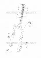 DIRECTION pour Yamaha BOOSTER SPIRIT de 2008
