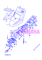 GARDE BOUE AVANT pour Yamaha BOOSTER NAKED de 2005