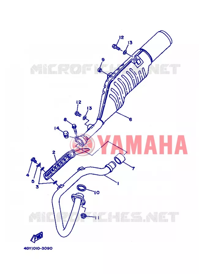 ECHAPPEMENT Yamaha MOTO 250 2004 TTR  TT250R TT250RS
