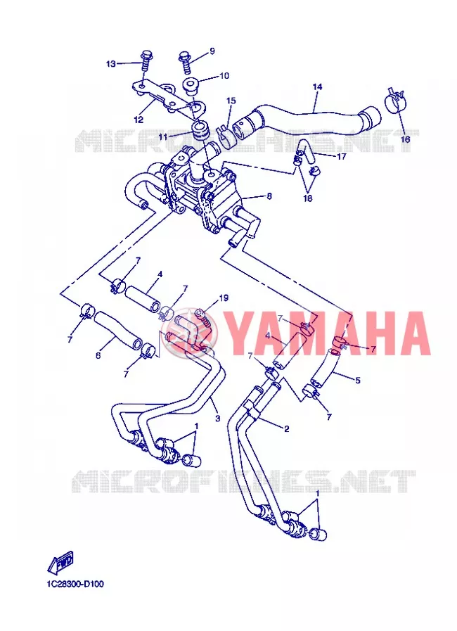 SYSTÈME D'ADMISSION D'AIR AIS Yamaha MOTO 1000 2005 FAZER  FZS1000 FZS1000T FZ1