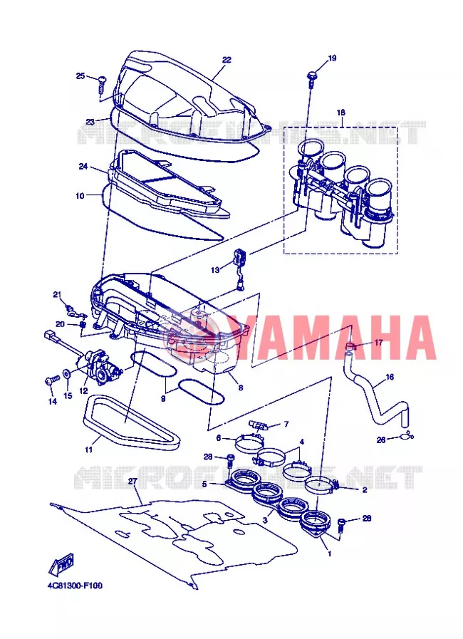 ADMISSION Yamaha MOTO 1000 2007 R1  YZF-R1
