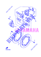 ETRIER DE FREIN AVANT pour Yamaha XJR1300 de 2004