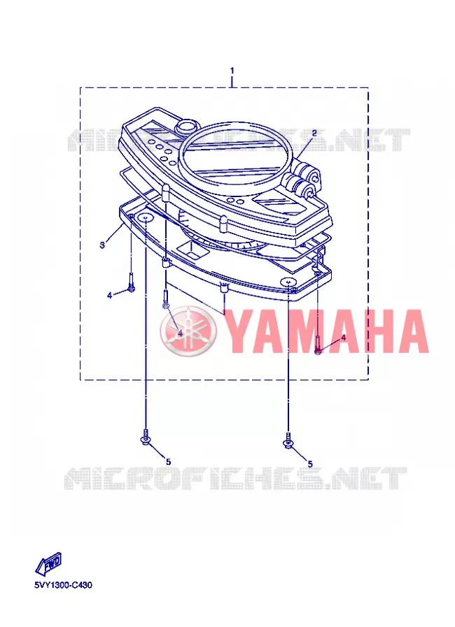 COMPTEUR  Yamaha MOTO 1000 2004 R1  YZF-R1 YZF-R1S R1