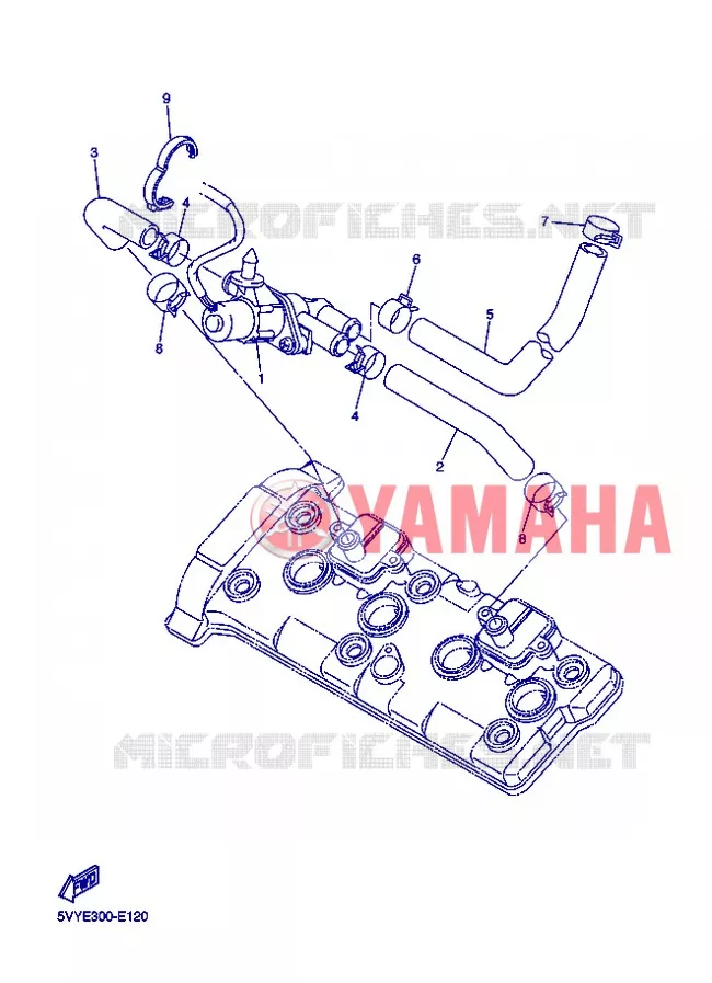 SYSTÈME D'ADMISSION D'AIR AIS Yamaha MOTO 1000 2006 R1  YZF-R1
