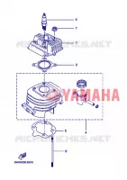 CYLINDRE pour Yamaha BOOSTER NAKED de 2007