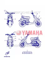 EMBLEME pour Yamaha BOOSTER NAKED de 2007