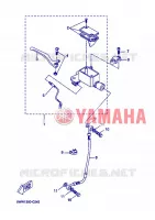 MAITRE CYLINDRE DE FREIN AVANT pour Yamaha BOOSTER NAKED de 2007