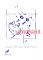 PHARE  pour Yamaha BOOSTER NAKED de 2007