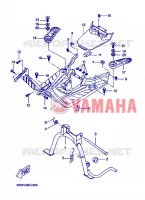 SUPPORT / REPOSE PIEDS pour Yamaha BOOSTER NAKED de 2007