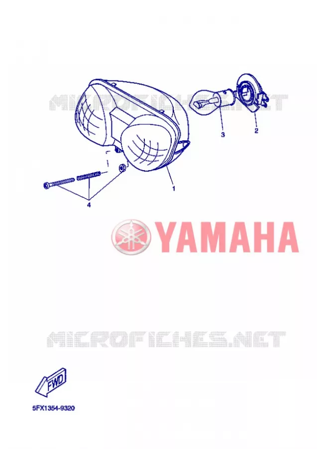 PHARE  Yamaha SCOOTER 50 2005 STUNT  EW50 STUNT NAKED