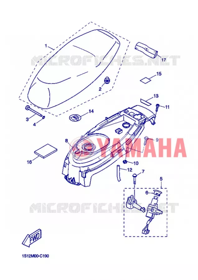 SELLE Yamaha SCOOTER 50 2005 STUNT  EW50 STUNT NAKED