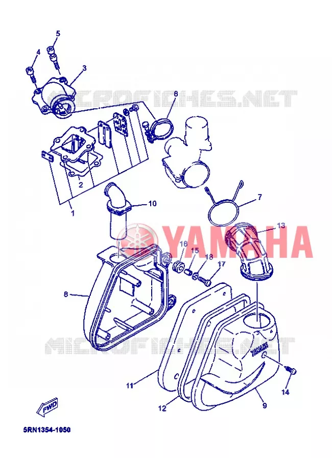 ADMISSION Yamaha SCOOTER 50 2005 MACH  CS50 MACH G AIR