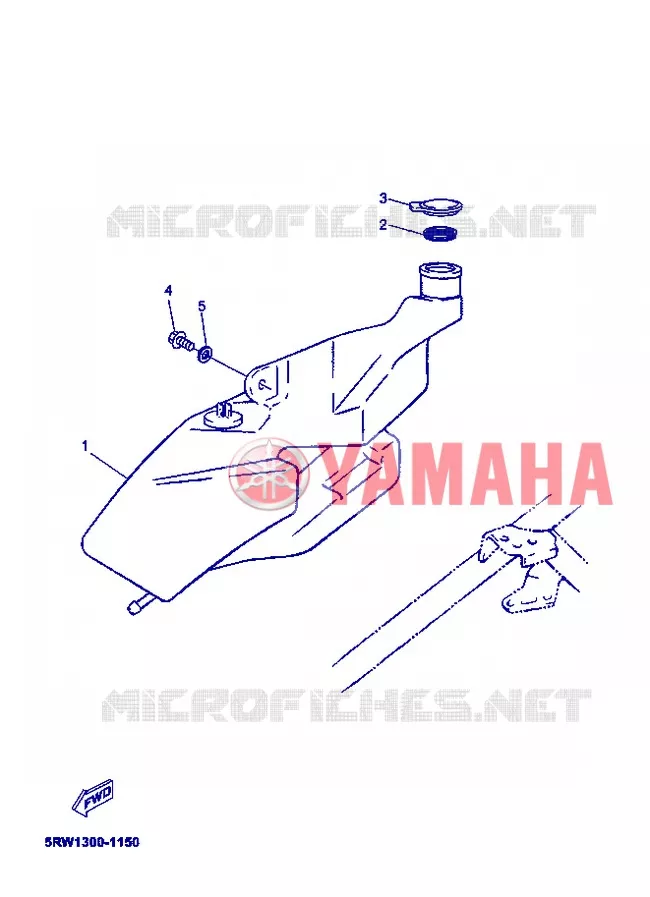RESERVOIR D'HUILE Yamaha SCOOTER 50 2005 MACH  CS50 MACH G AIR