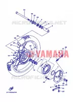 ROUE AVANT pour Yamaha DT125 de 2008