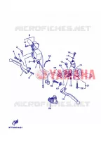 COMMODO / LEVIER   FREIN A DISQUE pour Yamaha DT125 de 2008