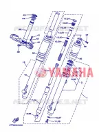 FOURCHE 2 pour Yamaha DT125 de 2008