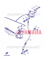 MAITRE CYLINDRE DE FREIN AVANT pour Yamaha DT125 de 2008