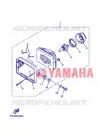 PHARE  2 pour Yamaha DT125 de 2008
