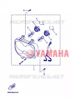 PHARE  pour Yamaha BW'S 50 NAKED de 2008