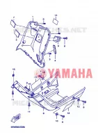 PROTEGE JAMBES pour Yamaha BW'S 50 NAKED de 2008