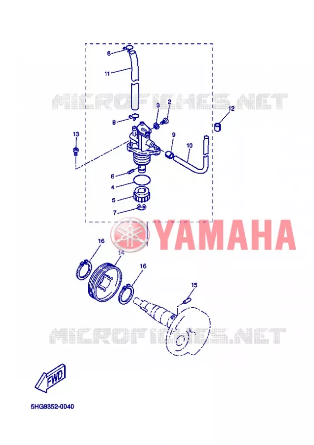 POMPE A HUILE Yamaha SCOOTER 50 2005 BOOSTER  CW50L