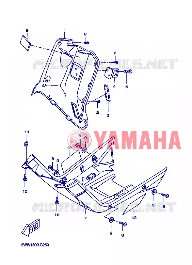 PROTEGE JAMBES Yamaha SCOOTER 50 2004 BOOSTER  CW50L