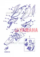 COUVERCLE LATERAL pour Yamaha YQ50 de 2006