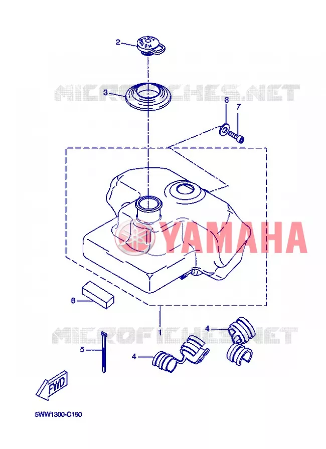 RESERVOIR D'HUILE Yamaha SCOOTER 50 2006 BOOSTER  CW50L