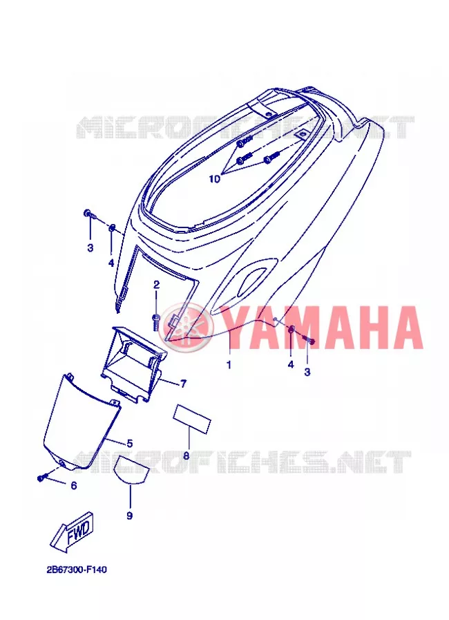 COUVERCLE LATERAL Yamaha SCOOTER 50 2007 BOOSTER  CW50L