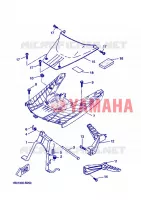 SUPPORT / REPOSE PIEDS pour Yamaha BOOSTER NEXT GENERATION de 2004
