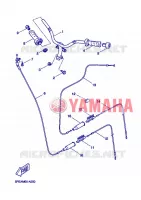 GUIDON ET CABLES pour Yamaha YQ50 de 2005