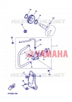 POMPE A HUILE pour Yamaha YQ50 de 2005
