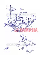 SUPPORT / REPOSE PIEDS pour Yamaha YQ50 de 2005