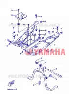 SUPPORT / REPOSE PIEDS pour Yamaha YQ50 de 2007