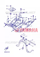 SUPPORT / REPOSE PIEDS pour Yamaha YQ50 de 2008
