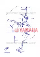 MAITRE CYLINDRE DE FREIN AVANT pour Yamaha YQ50L  de 2005